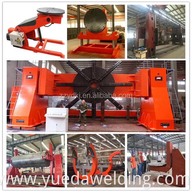 Yueda 30KG Automatic Welding Positioner Turntable for Rotation and Turning With Chuck and Holder